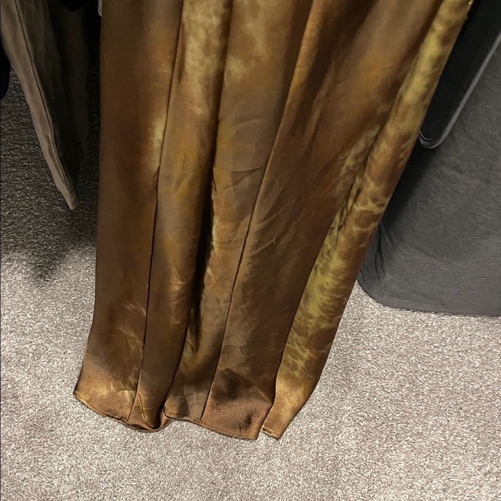 Zara Brown Tie-Dye Maxi Dress - Picture 8 of 8